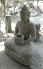 Product image 4 of the product “Seated Buddha in Thai style made of Riverstone, Holds a vessel in his hands, H. 150cm. ”